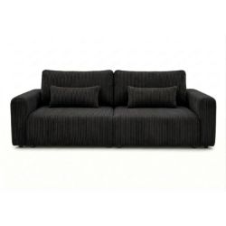 Canapea extensibila 3 locuri, negru, Bond