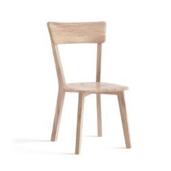 Scaun dining stejar albit Leon