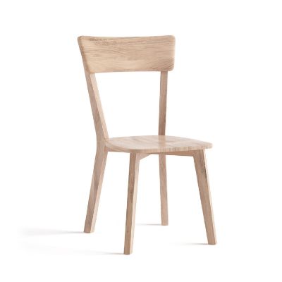 Scaun dining stejar albit Leon