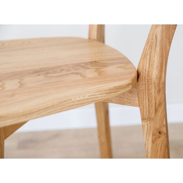 scaun dining stejar masiv