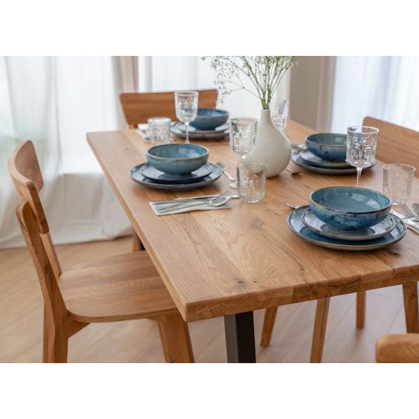 scaun dining stejar masiv