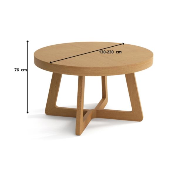 masa rotunda extensibila