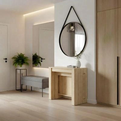 Consola/masa dining extensibila stejar Blanca