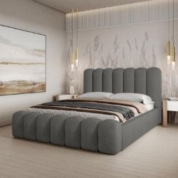 Pat tapitat 160 x 200 cm antracit Amore