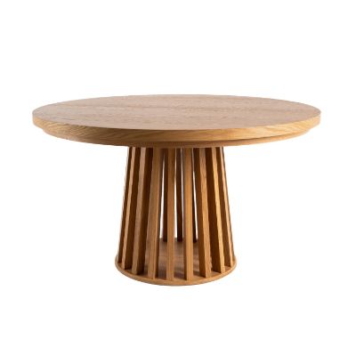 Masa rotunda fixa 130 cm stejar Tavo