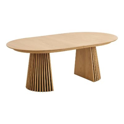 Masa ovala extensibila 200/300 cm stejar Olaf