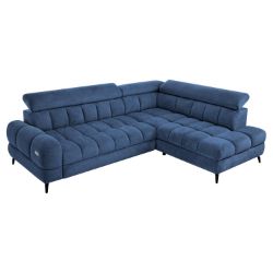 Coltar extensibil electric L dreapta albastru Vento