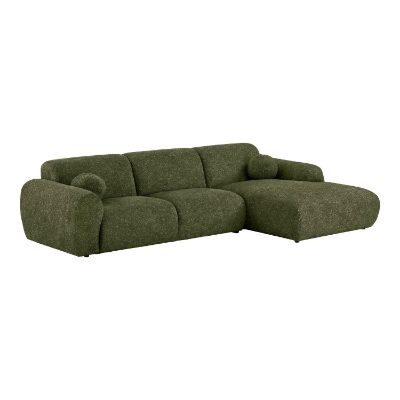 Coltar fix L dreapta verde Clyde