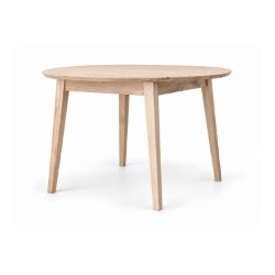 Masa rotunda fixa 110 cm stejar albit Otell