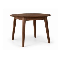 Masa rotunda extensibila 110/160 cm stejar tabacco
